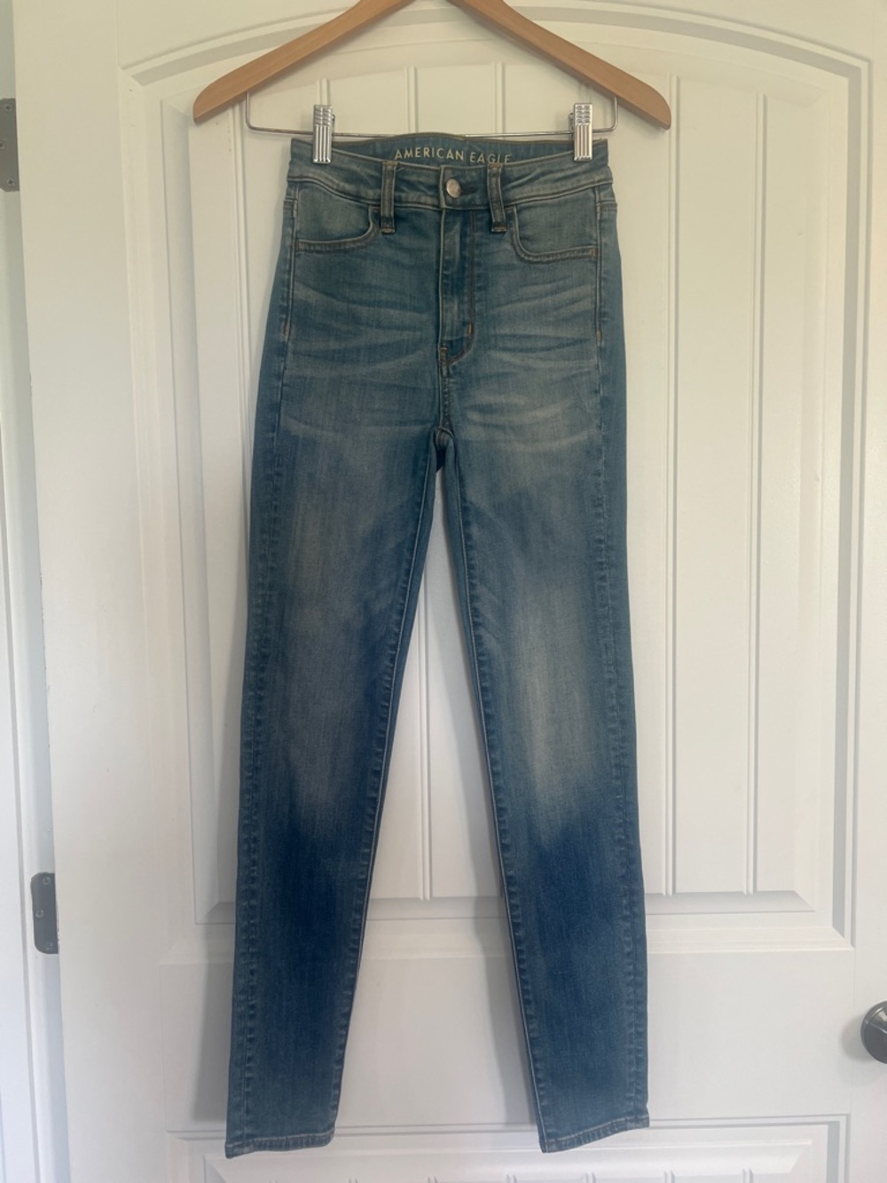 American Eagle Super High Rise Jegging Jean Size 00